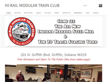 Tablet Screenshot of hirailmodulartrainclub.com
